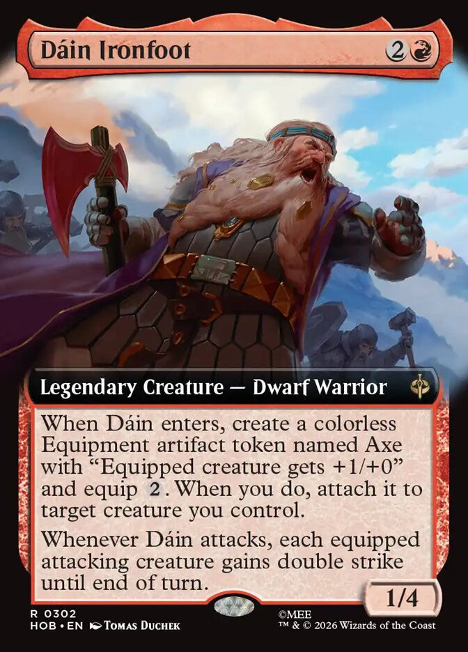 Dáin Ironfoot (HOB) (302) / Extended Art