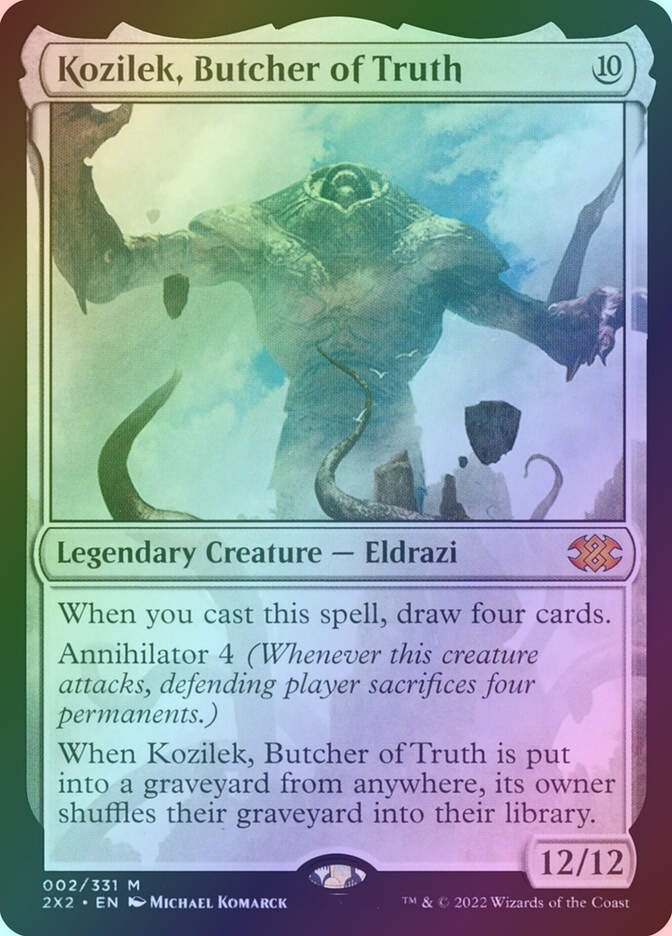 Kozilek, Butcher of Truth (2X2) (2) / Foil