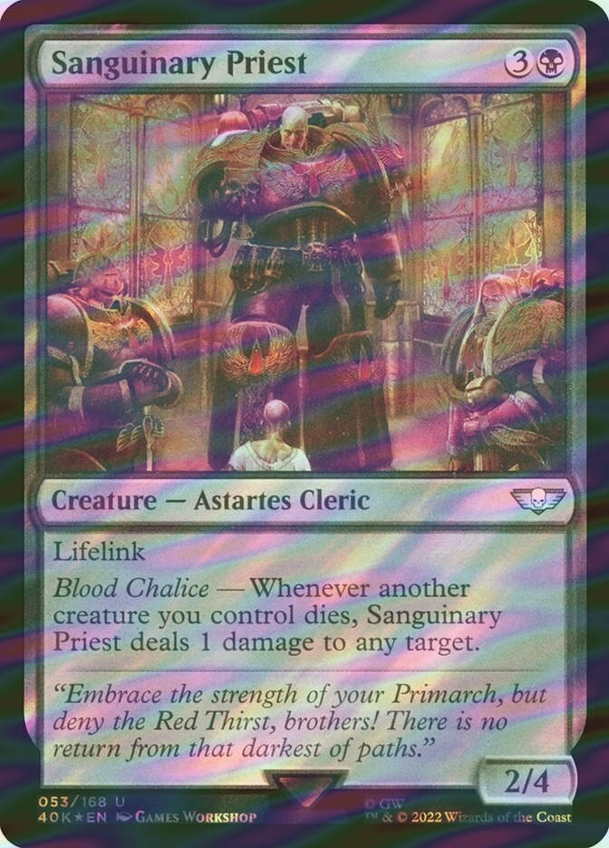 Sanguinary Priest (40K) (53★) / Surge Foil
