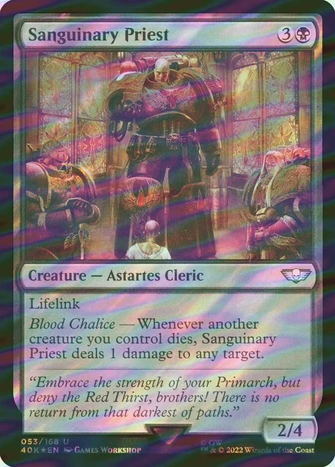 Sanguinary Priest (40K) (53★) / Surge Foil