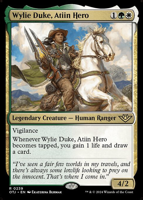 Wylie Duke, Atiin Hero (otj) (239)