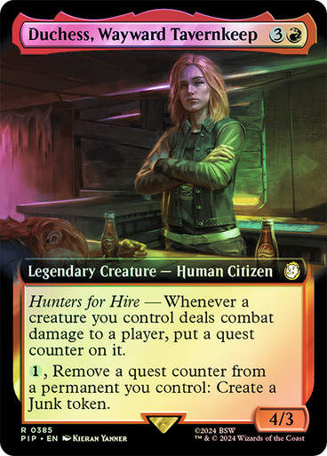 Duchess, Wayward Tavernkeep (pip) (385) / Extended Art Foil