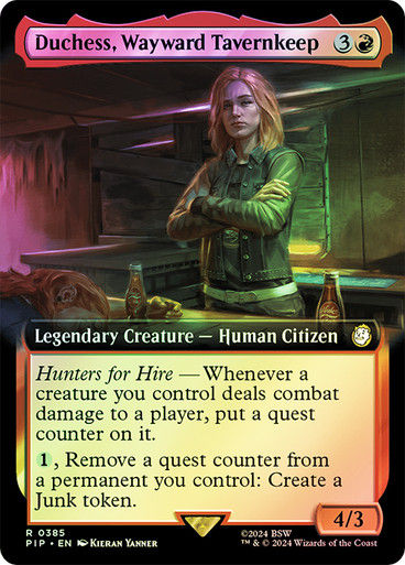 Duchess, Wayward Tavernkeep (pip) (385) / Extended Art Foil