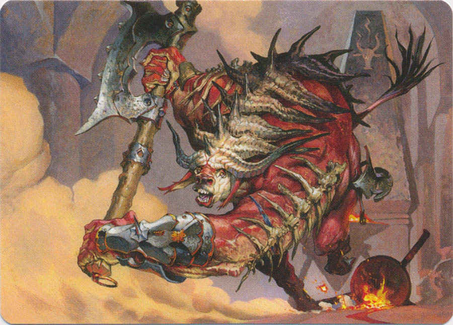 Spinehorn Minotaur (Art Series)