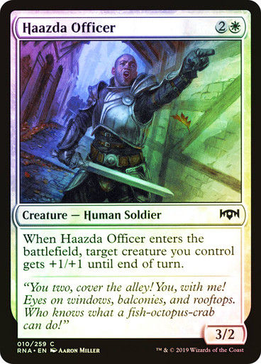 Haazda Officer (RNA) (10) / Foil