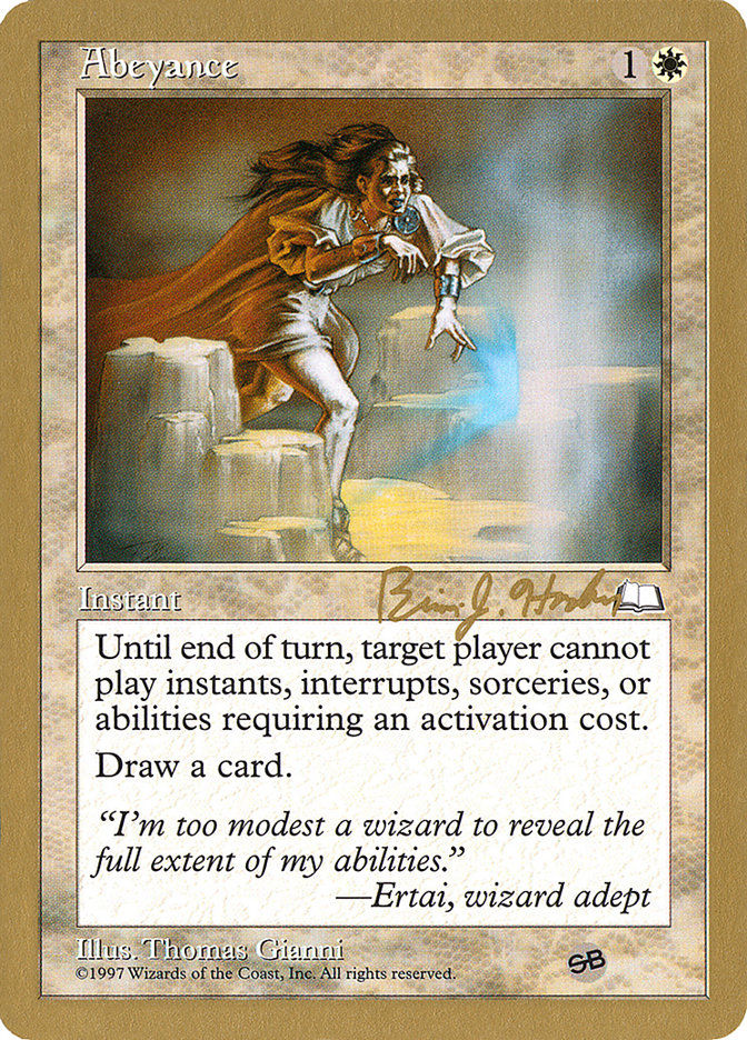 Abeyance (WC98) (bh1sb)