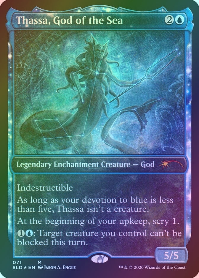 Thassa, God of the Sea (SLD) (71) / Showcase / Foil