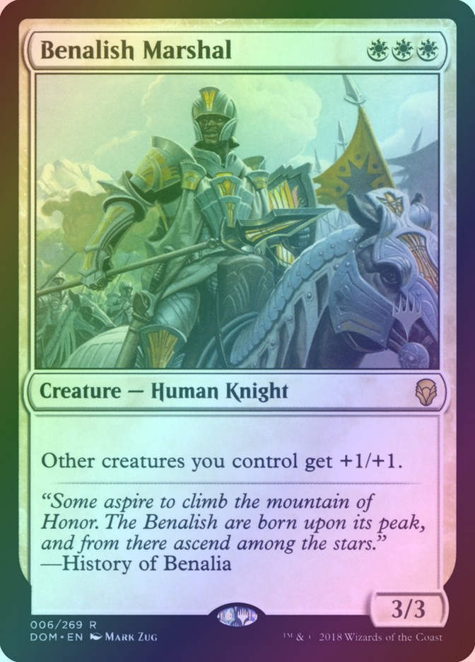 Benalish Marshal (PDOM) (6p) / Foil