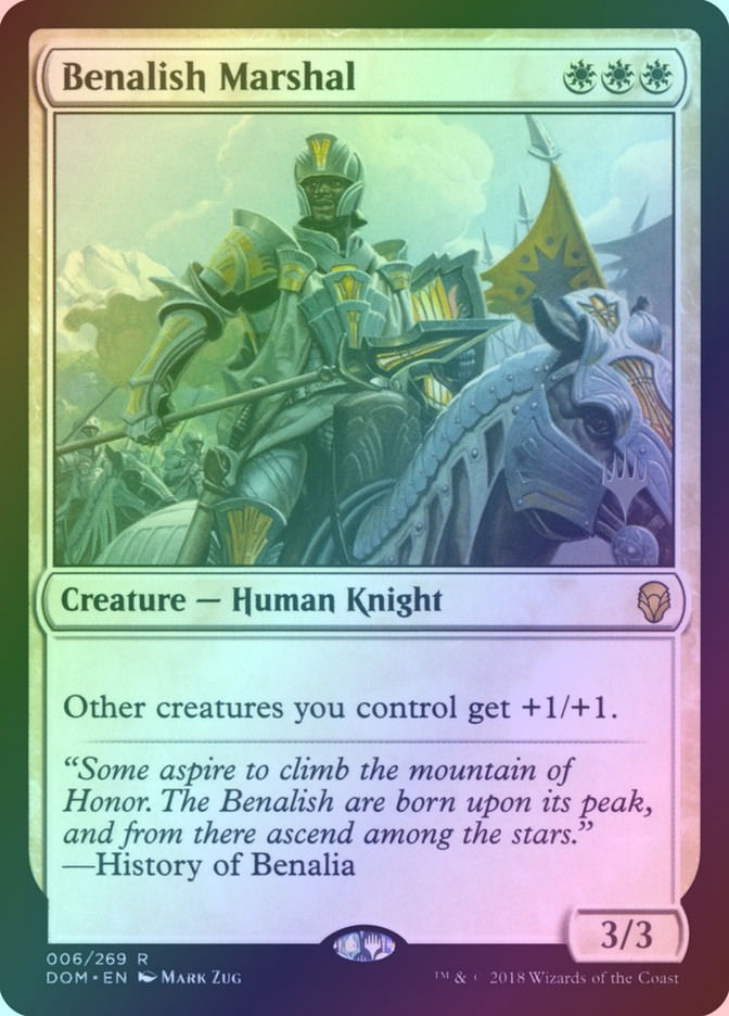 Benalish Marshal (PDOM) (6p) / Foil