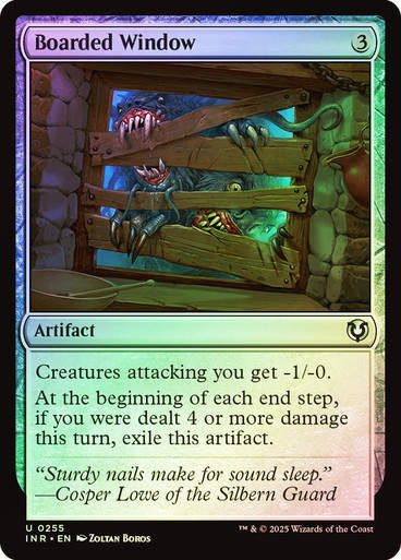 Boarded Window (INR) (255) / Foil