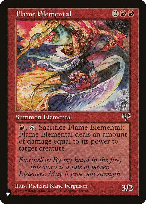 Flame Elemental (PLST) (MIR-175)