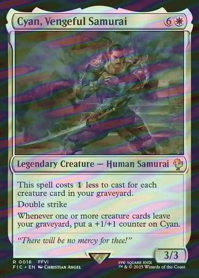 Cyan, Vengeful Samurai (FIC) (16) / Surge Foil