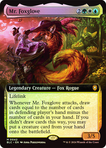 Mr. Foxglove (blc) (42) / Extended Art Foil