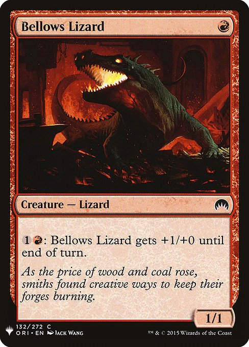 Bellows Lizard (PLST) (ORI-132)