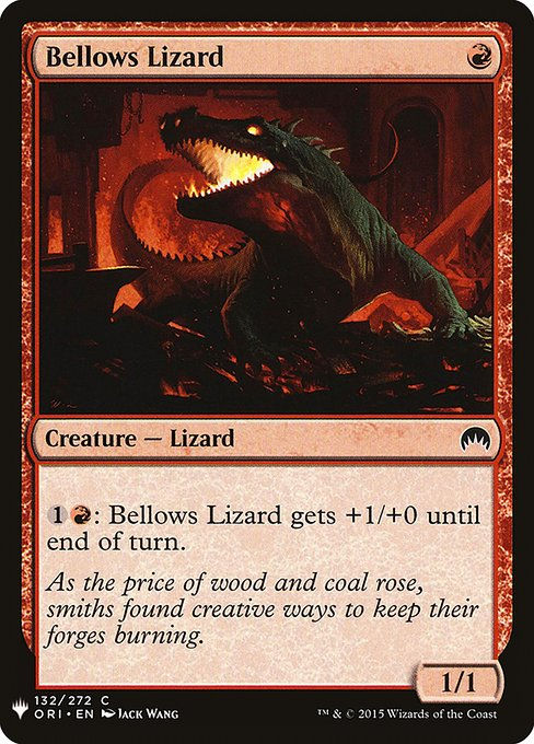 Bellows Lizard (PLST) (ORI-132)