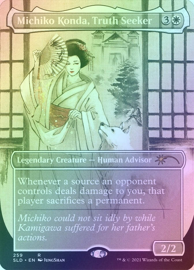 Michiko Konda, Truth Seeker (SLD) (259) / Borderless / Foil