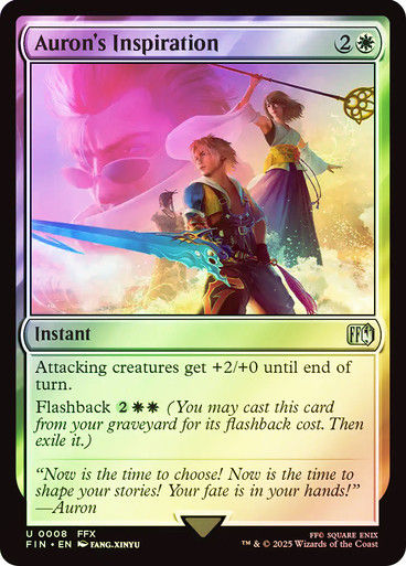 Auron's Inspiration (FIN) (8) / Foil
