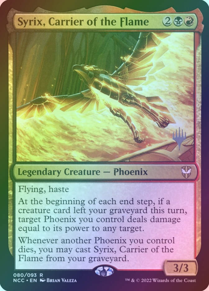 Syrix, Carrier of the Flame (PNCC) (80p) / Foil