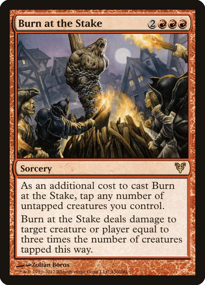 Burn at the Stake (AVR) (130) / Foil