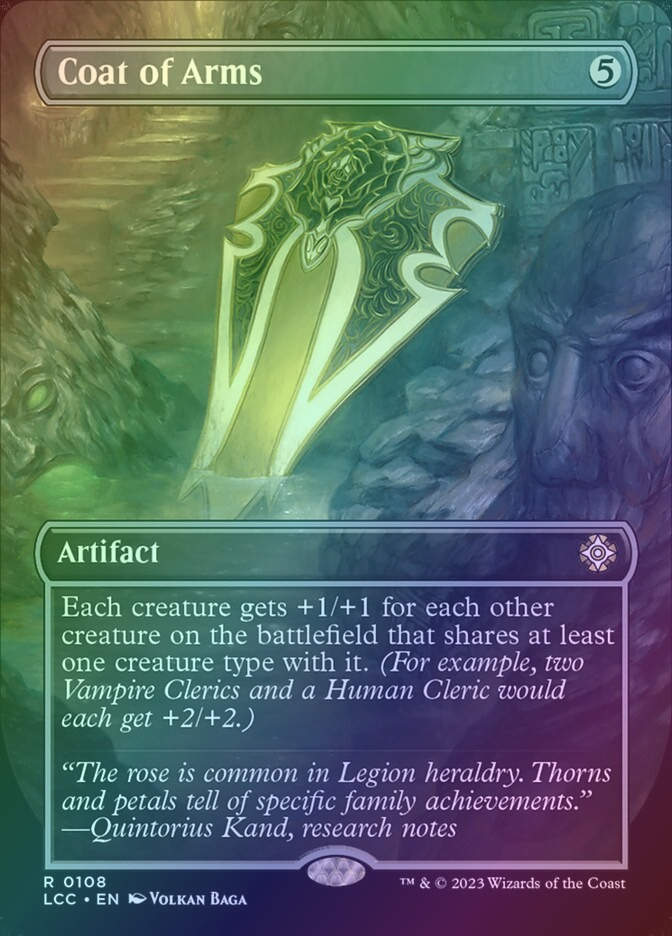 Coat of Arms (LCC) (108) / Borderless / Foil