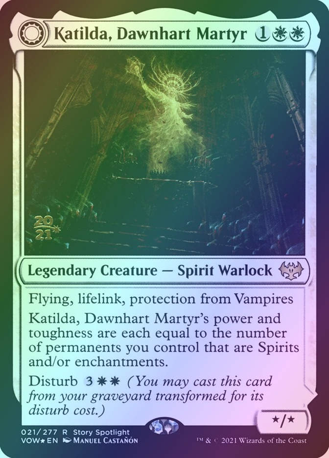 Katilda, Dawnhart Martyr // Katilda's Rising Dawn (PVOW) (21s) / Foil