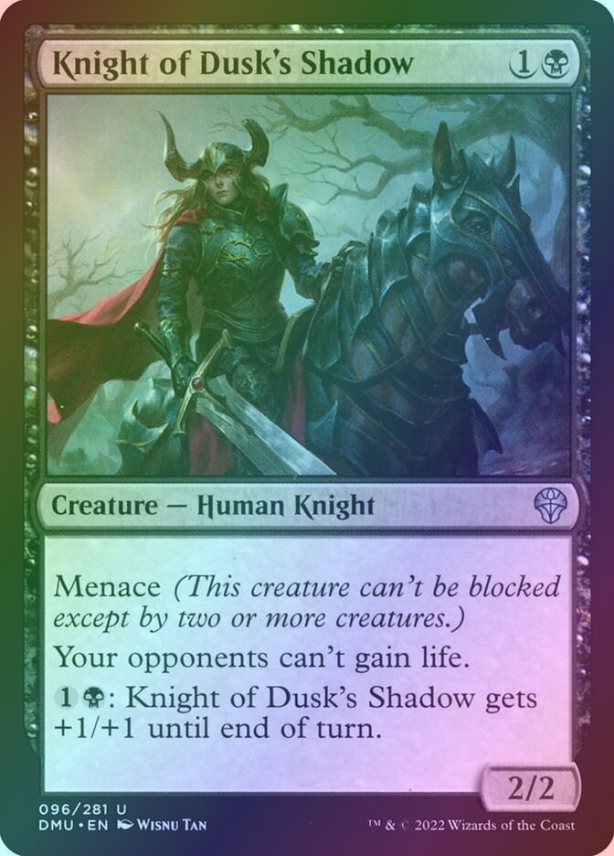 Knight of Dusk's Shadow (DMU) (96) / Foil