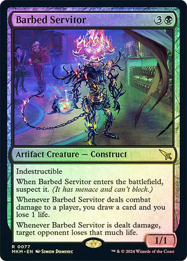 Barbed Servitor (mkm) (77) / Foil