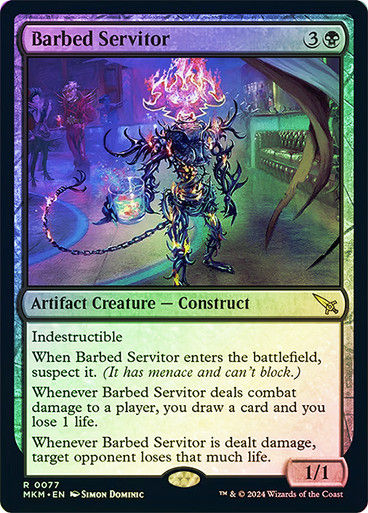 Barbed Servitor (mkm) (77) / Foil
