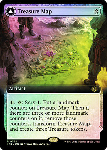 Treasure Map // Treasure Cove (lci) / Extended Art / Foil