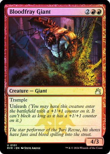 Bloodfray Giant (rvr) (101) / Foil