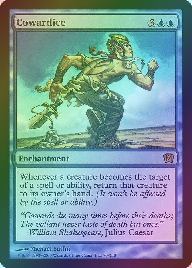Cowardice (9ED) (70★) / Foil