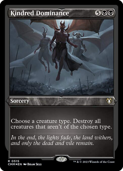 Kindred Dominance (cmm) / Foil Etched