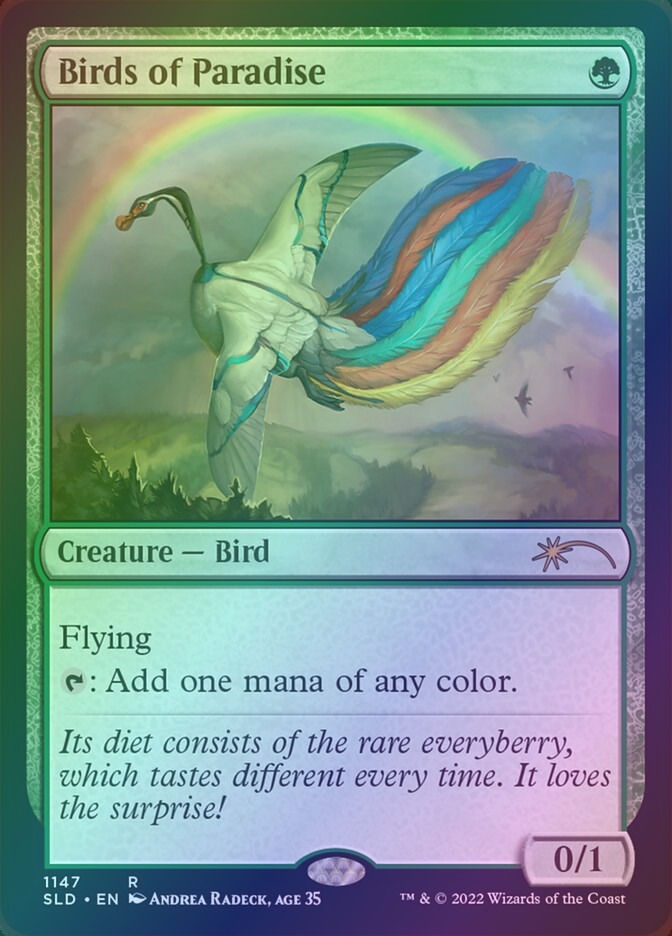 Birds of Paradise (SLD) (1147) / Foil