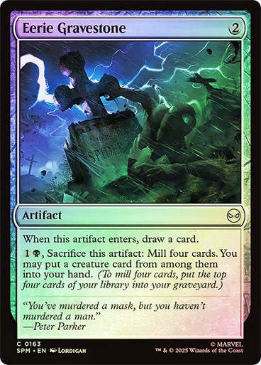 Eerie Gravestone (SPM) (163) / Foil