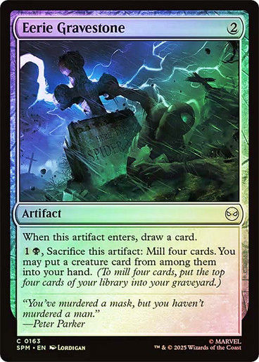 Eerie Gravestone (SPM) (163) / Foil