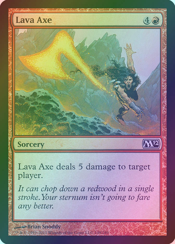 Lava Axe (M12) (148) / Foil