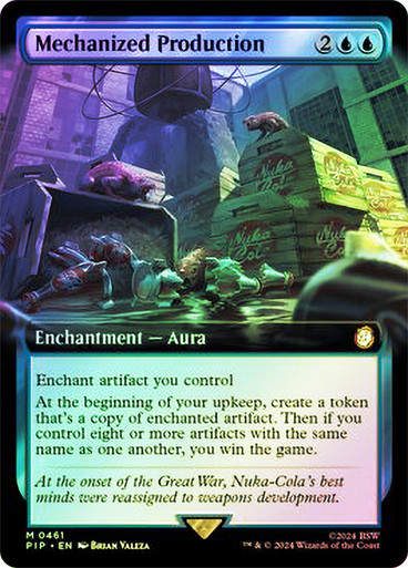 Mechanized Production (pip) (461) / Extended Art Foil