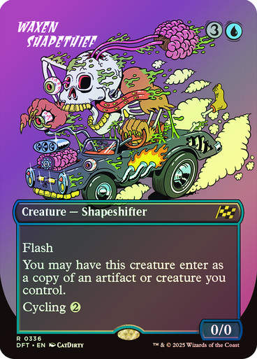 Waxen Shapethief (DFT) (336) / Foil / Borderless