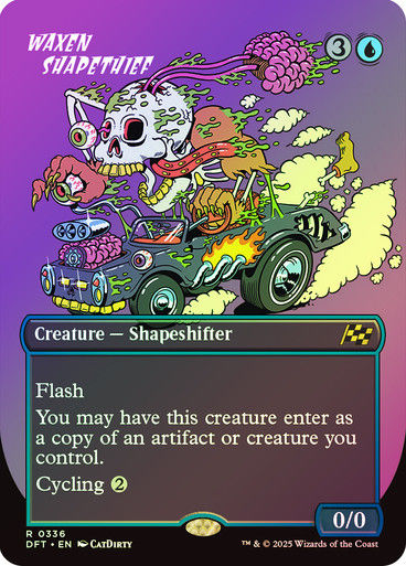 Waxen Shapethief (DFT) (336) / Foil / Borderless
