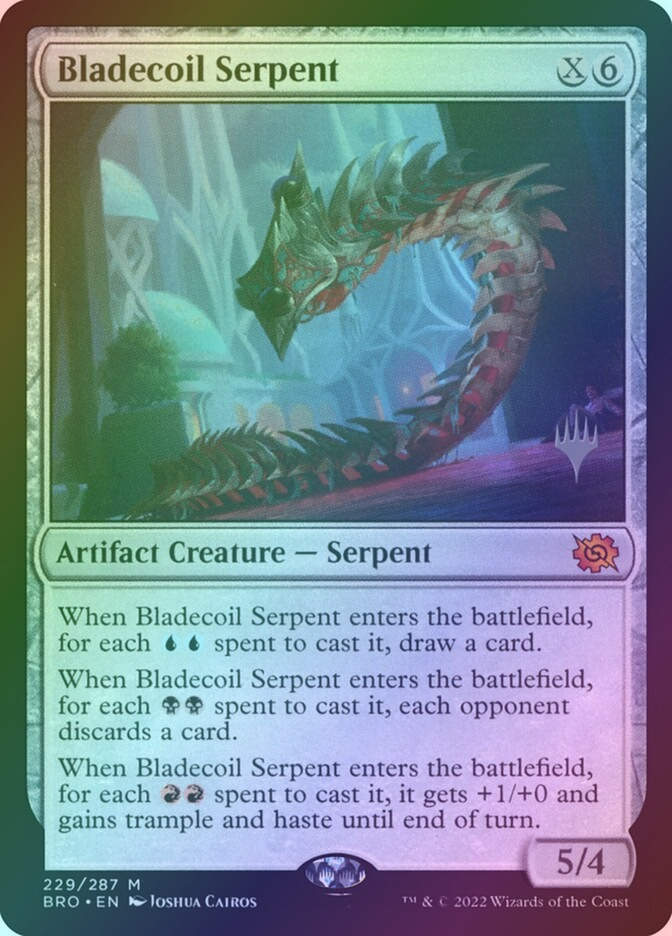 Bladecoil Serpent (PBRO) (229p) / Foil