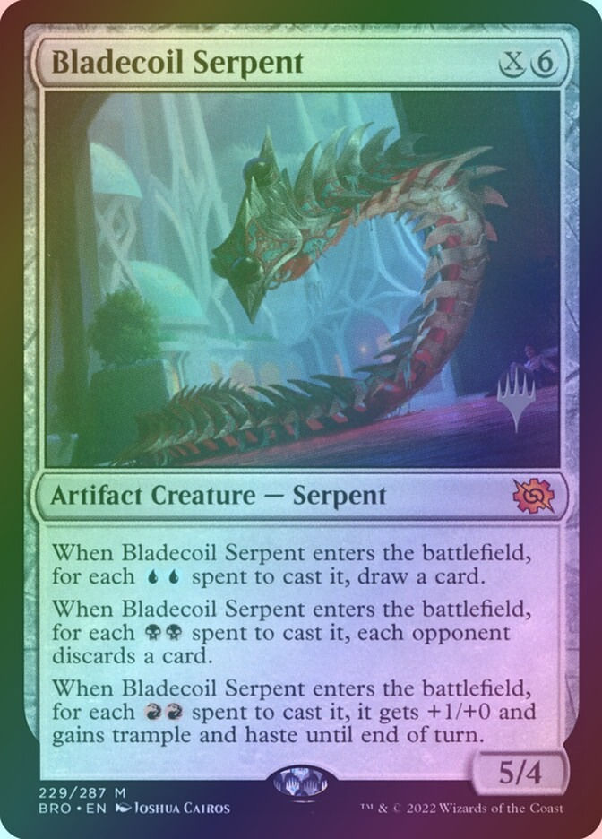 Bladecoil Serpent (PBRO) (229p) / Foil