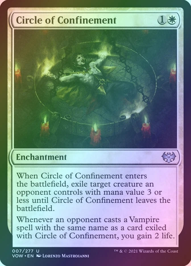Circle of Confinement (VOW) (7) / Foil