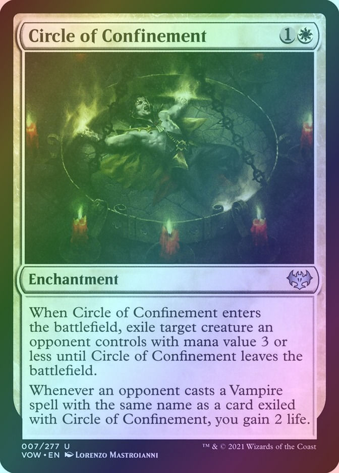 Circle of Confinement (VOW) (7) / Foil