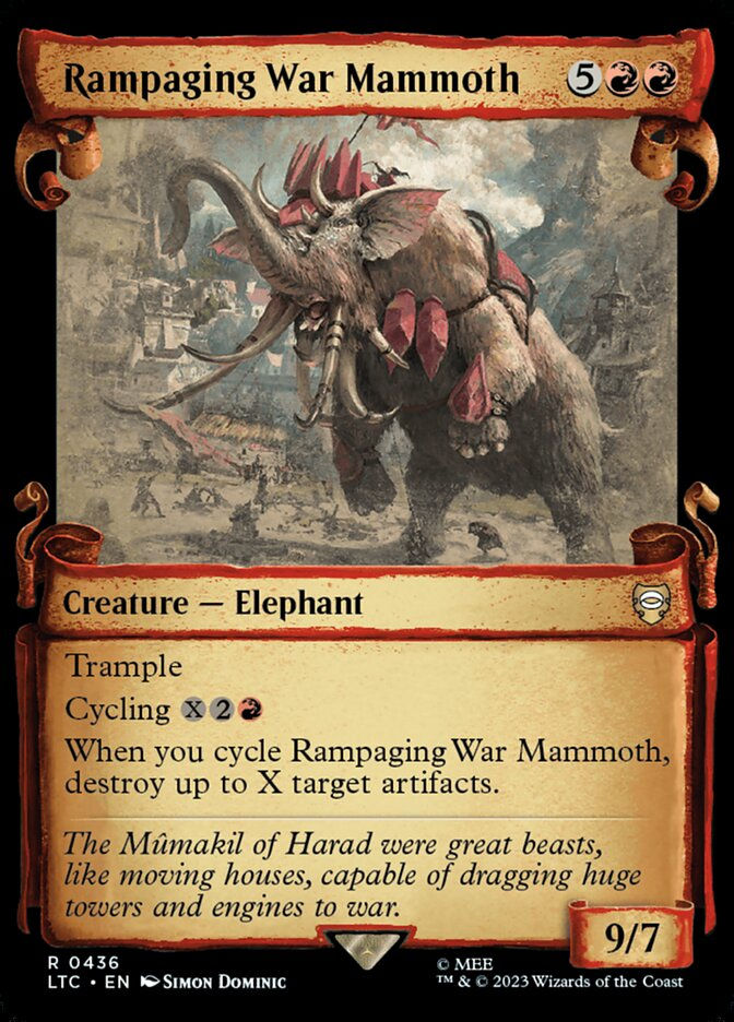 Rampaging War Mammoth (LTC) (436) / Showcase