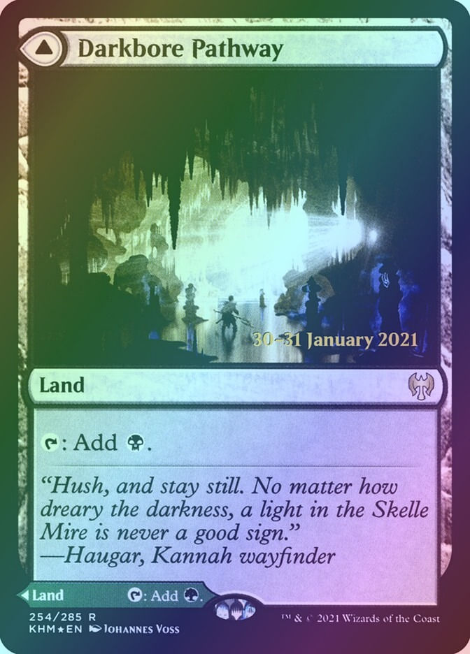 Darkbore Pathway // Slitherbore Pathway (PKHM) (254s) / Foil — cara 1 de 2