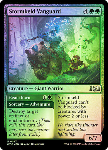 Stormkeld Vanguard // Bear Down (woe) / Foil