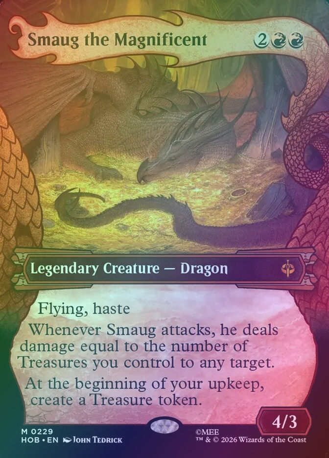 Smaug the Magnificent (HOB) (229) / Showcase / Foil