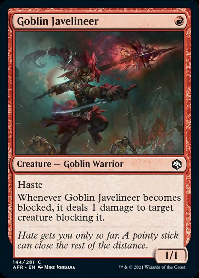 Goblin Javelineer (AFR)
