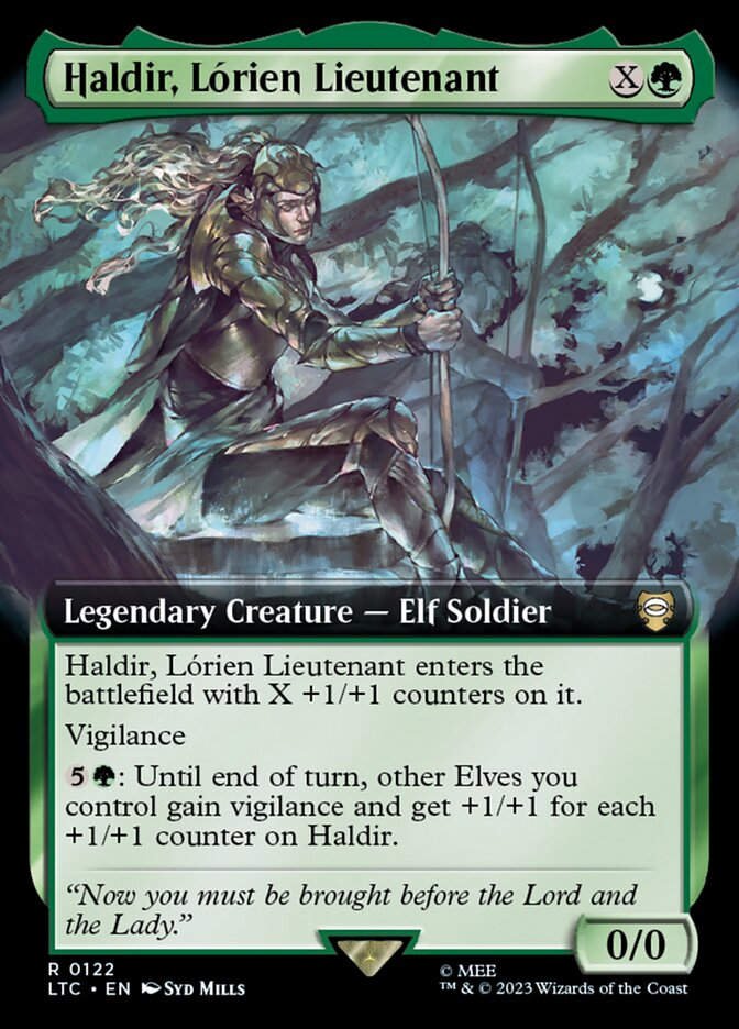 Haldir, Lórien Lieutenant (LTC) (122) / Extended Art