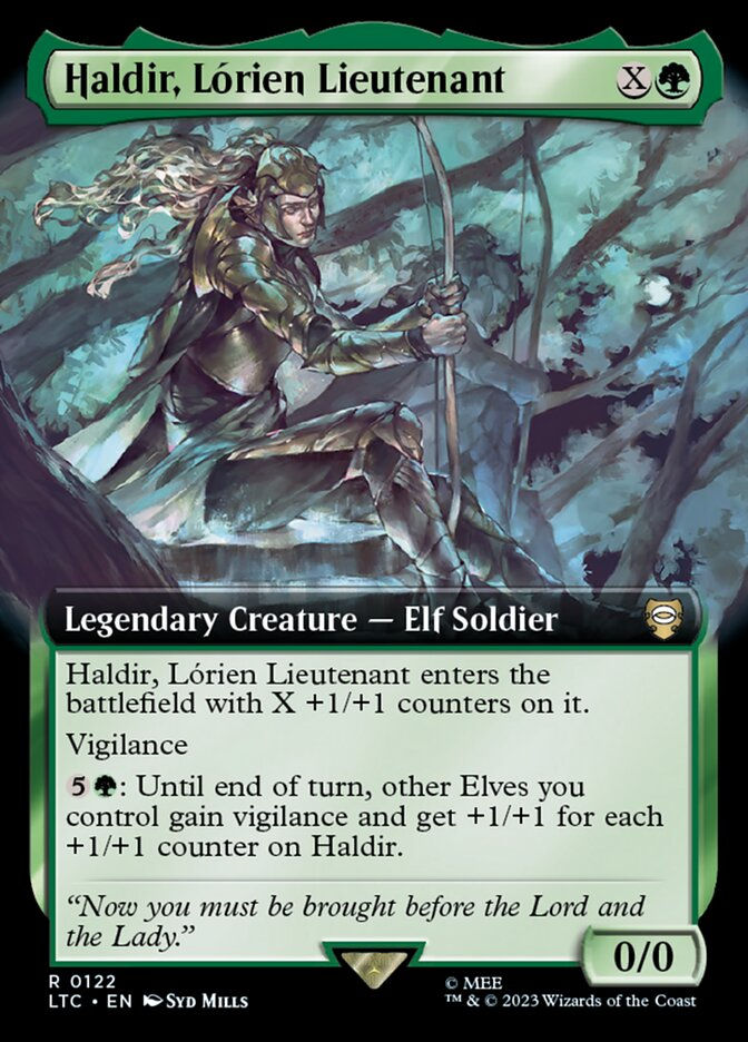 Haldir, Lórien Lieutenant (LTC) (122) / Extended Art